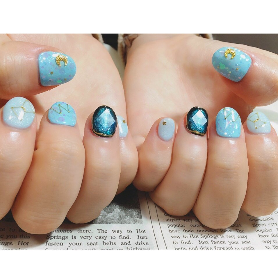 オールシーズン パーティー 女子会 ハンド ラメ Meteornail ミーティアネイルのネイルデザイン No ネイルブック