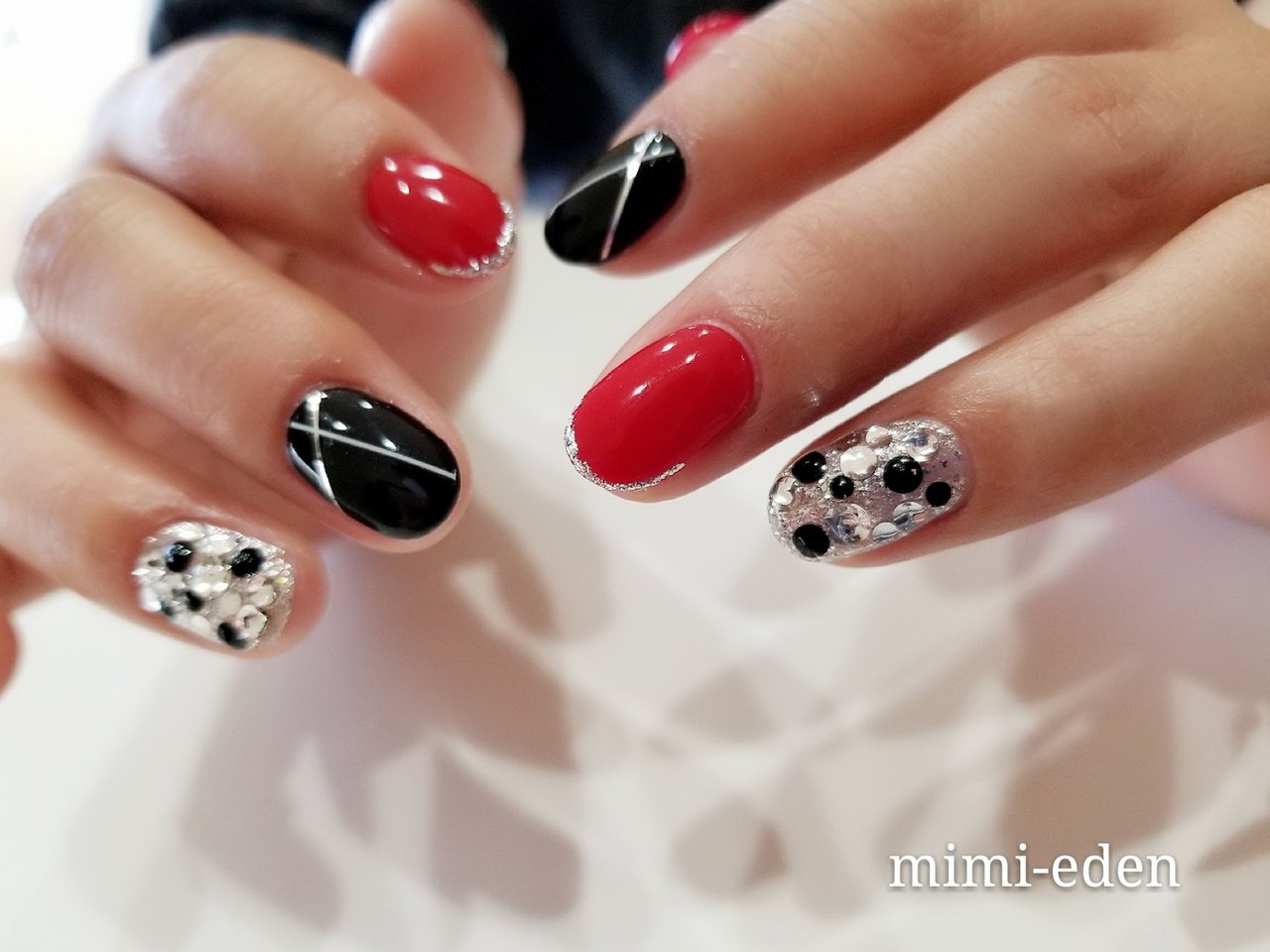 オールシーズン 旅行 ライブ ハンド シンプル Nail Mimiedenのネイルデザイン No ネイルブック
