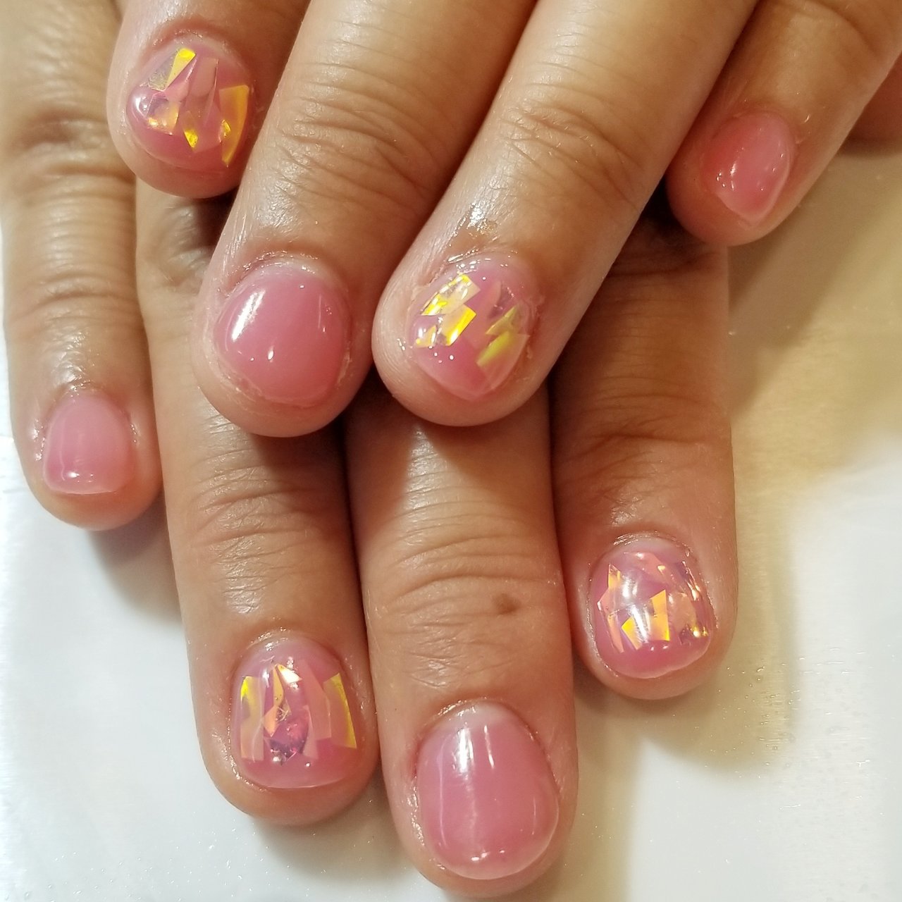 オールシーズン デート ハンド ニュアンス オーロラ Nana Nailのネイルデザイン No ネイルブック