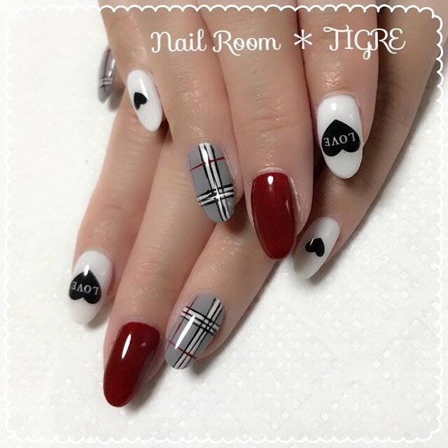 バレンタイン 旅行 クリスマス デート ハンド Nail Tigreのネイルデザイン No ネイルブック