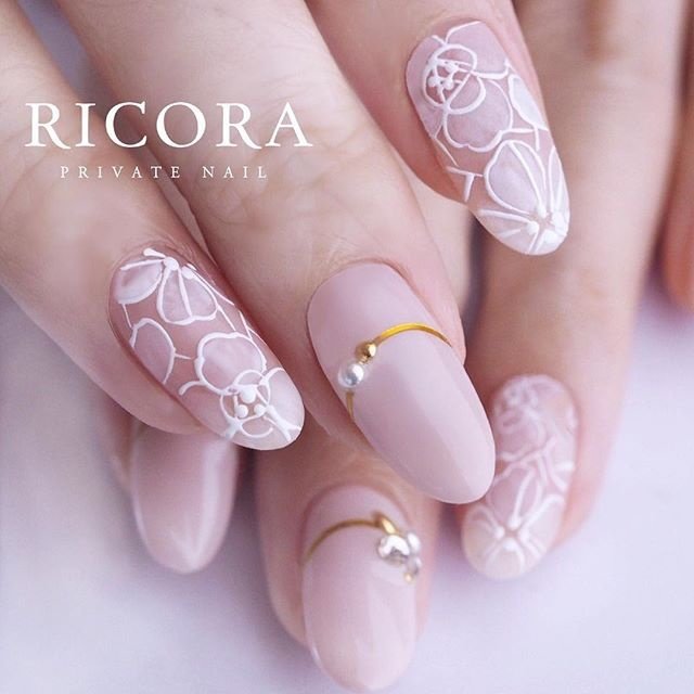 春 ブライダル デート 女子会 ハンド Tunashima Nailのネイルデザイン No ネイルブック