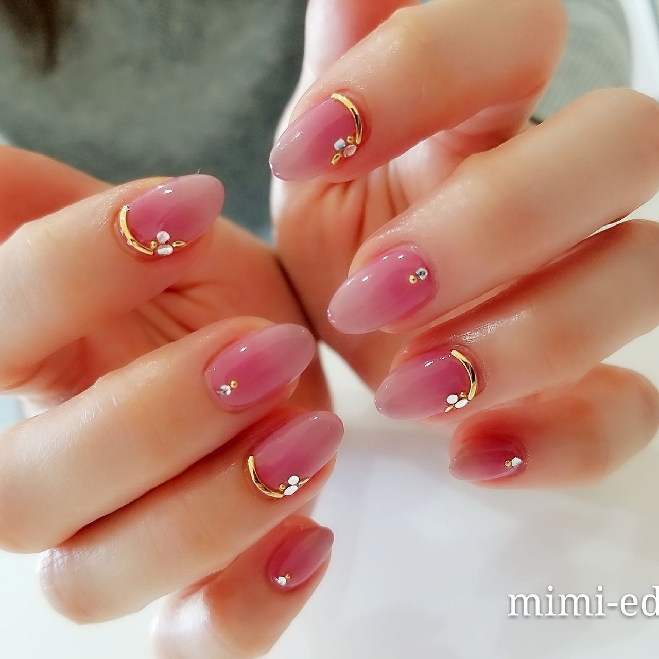 春 オフィス デート 女子会 ハンド Nail Mimiedenのネイルデザイン No ネイルブック