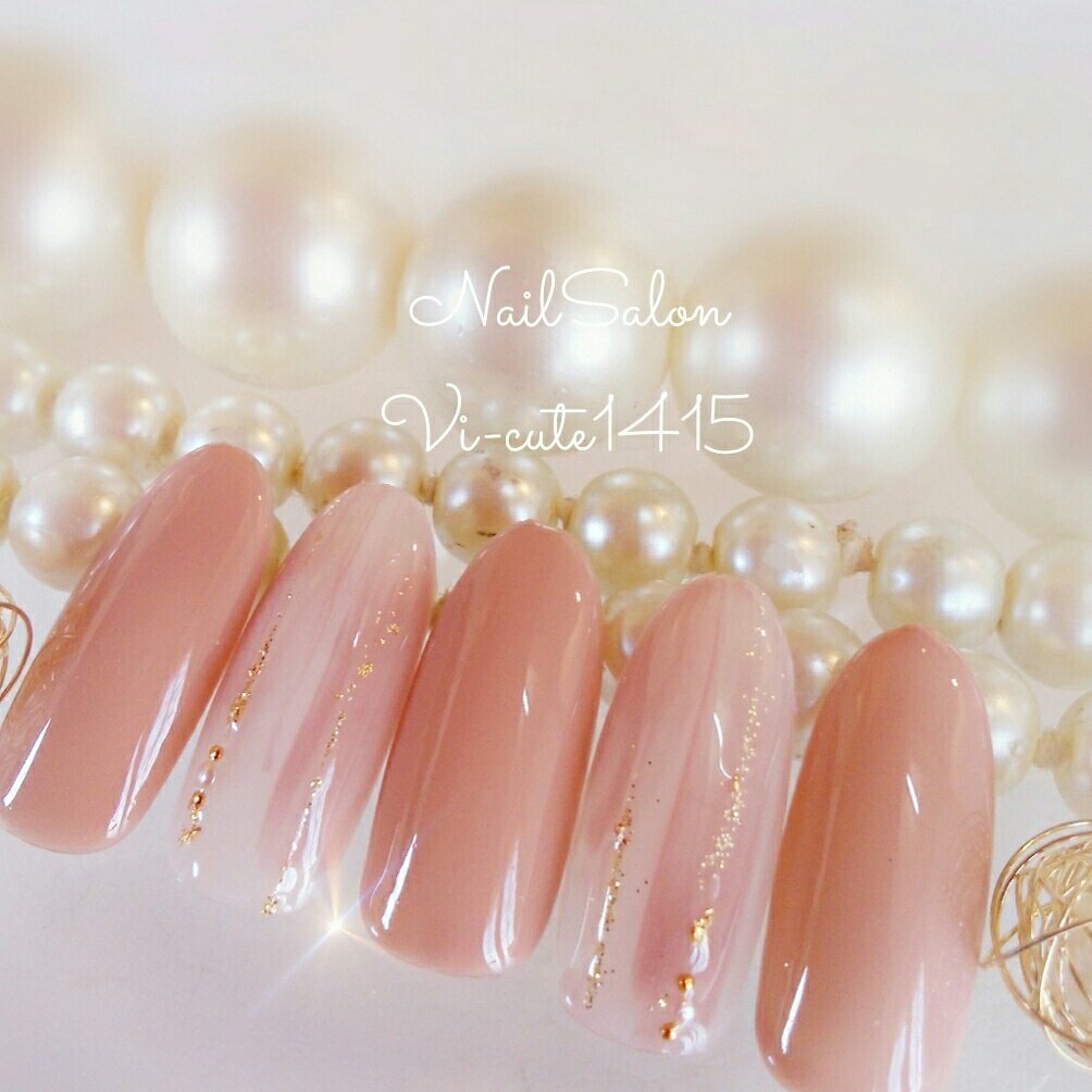 春 オフィス ブライダル デート シンプル Vicuのネイルデザイン No ネイルブック
