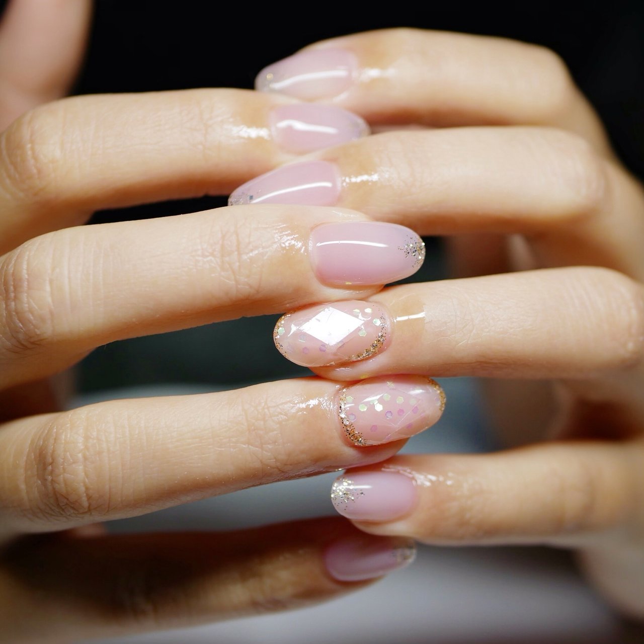 春 オールシーズン ビジュー Nail Salon Lallure のネイルデザイン No ネイルブック