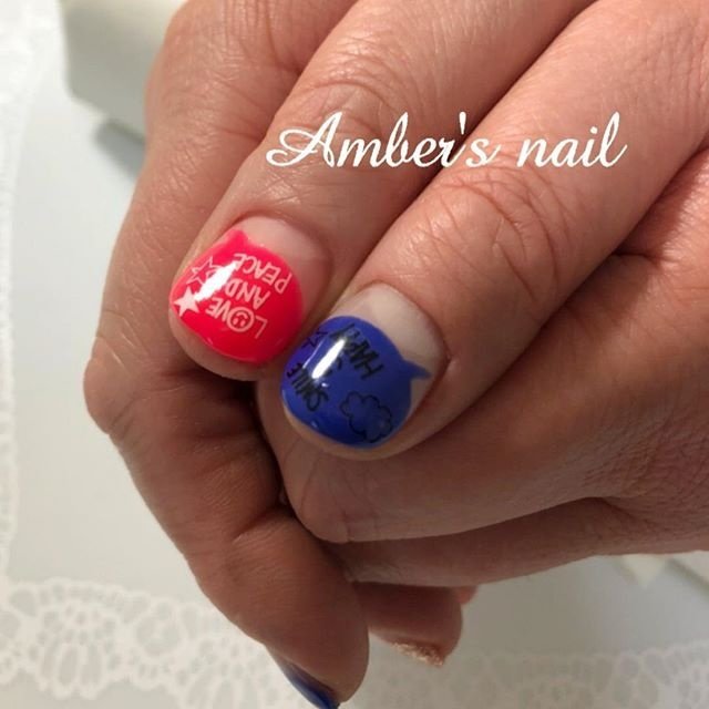 春 旅行 ライブ ハンド ネオンカラー Amber S Nail アンバーズネイルのネイルデザイン No ネイルブック