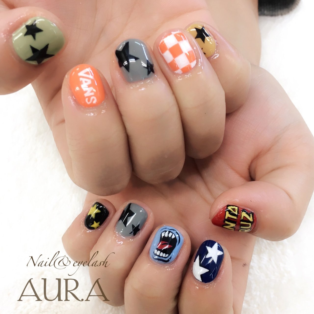 Nail Eyelash Aura Meesan 沖縄 のネイルデザイン No ネイルブック