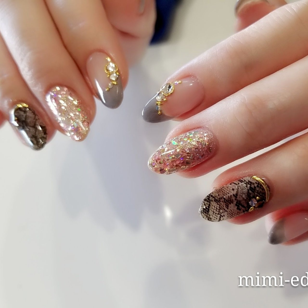 春 パーティー デート 女子会 ハンド Nail Mimiedenのネイルデザイン No ネイルブック