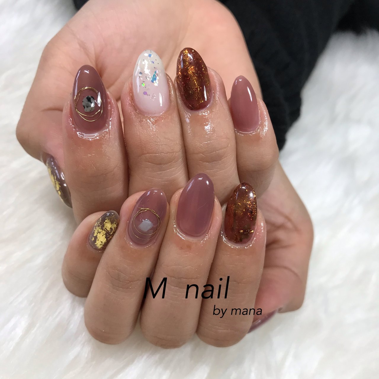 春 冬 デート 女子会 ハンド Nail Salon Mのネイルデザイン No ネイルブック