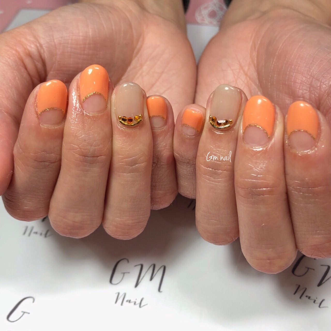 春 夏 オールシーズン オフィス ハンド Gm Nailのネイルデザイン No ネイルブック