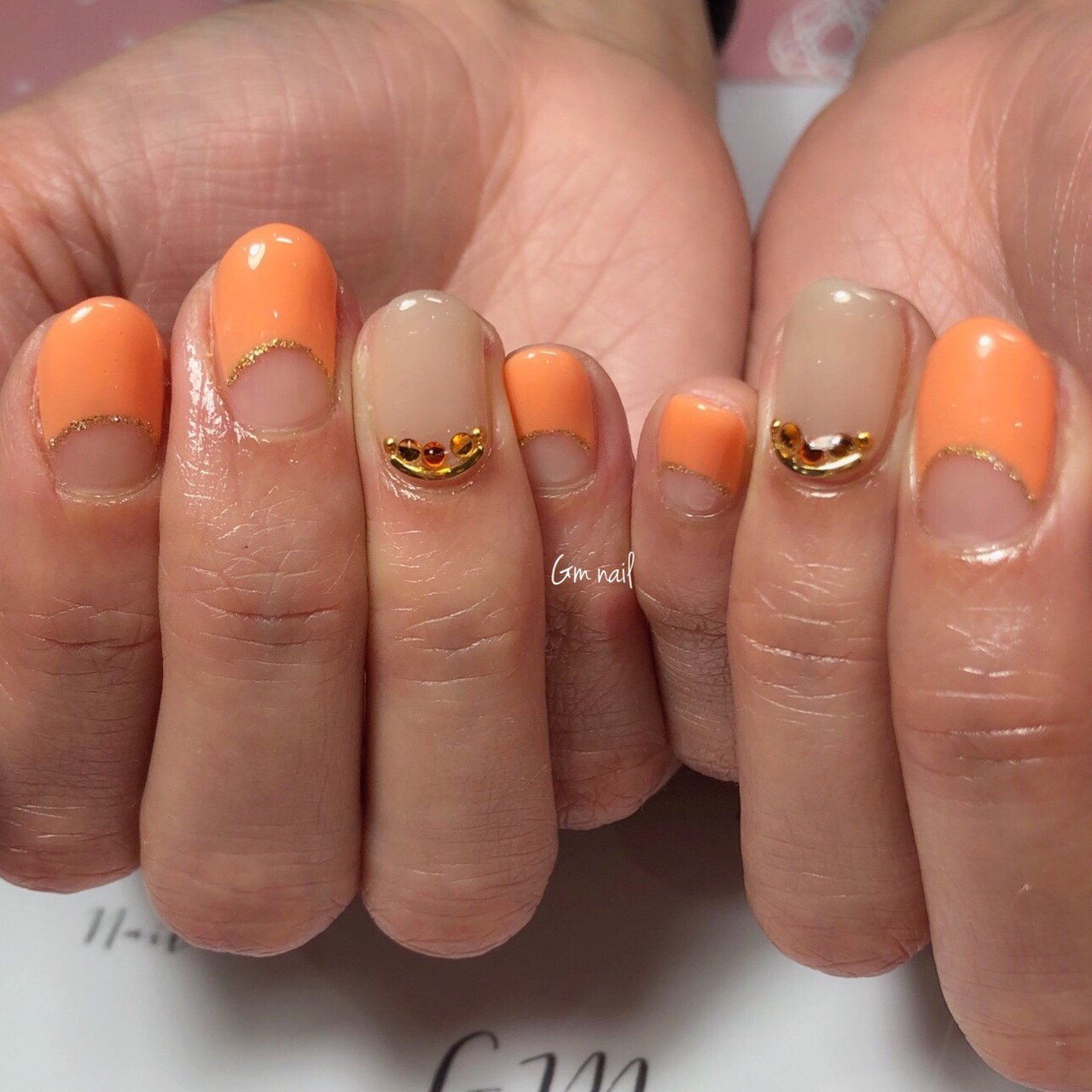 春 夏 オールシーズン オフィス ハンド Gm Nailのネイルデザイン No ネイルブック