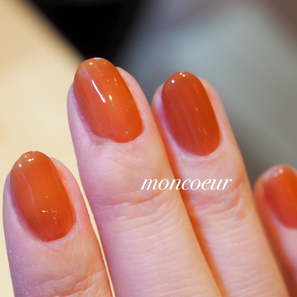 ハンド オレンジ ブラウン ジェル セルフネイル モンクール 小野絵里香のネイルデザイン No ネイルブック