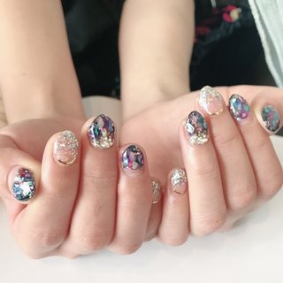 おすすめ順 ブルー 青 ドレスネイルのネイルデザイン ネイルブック