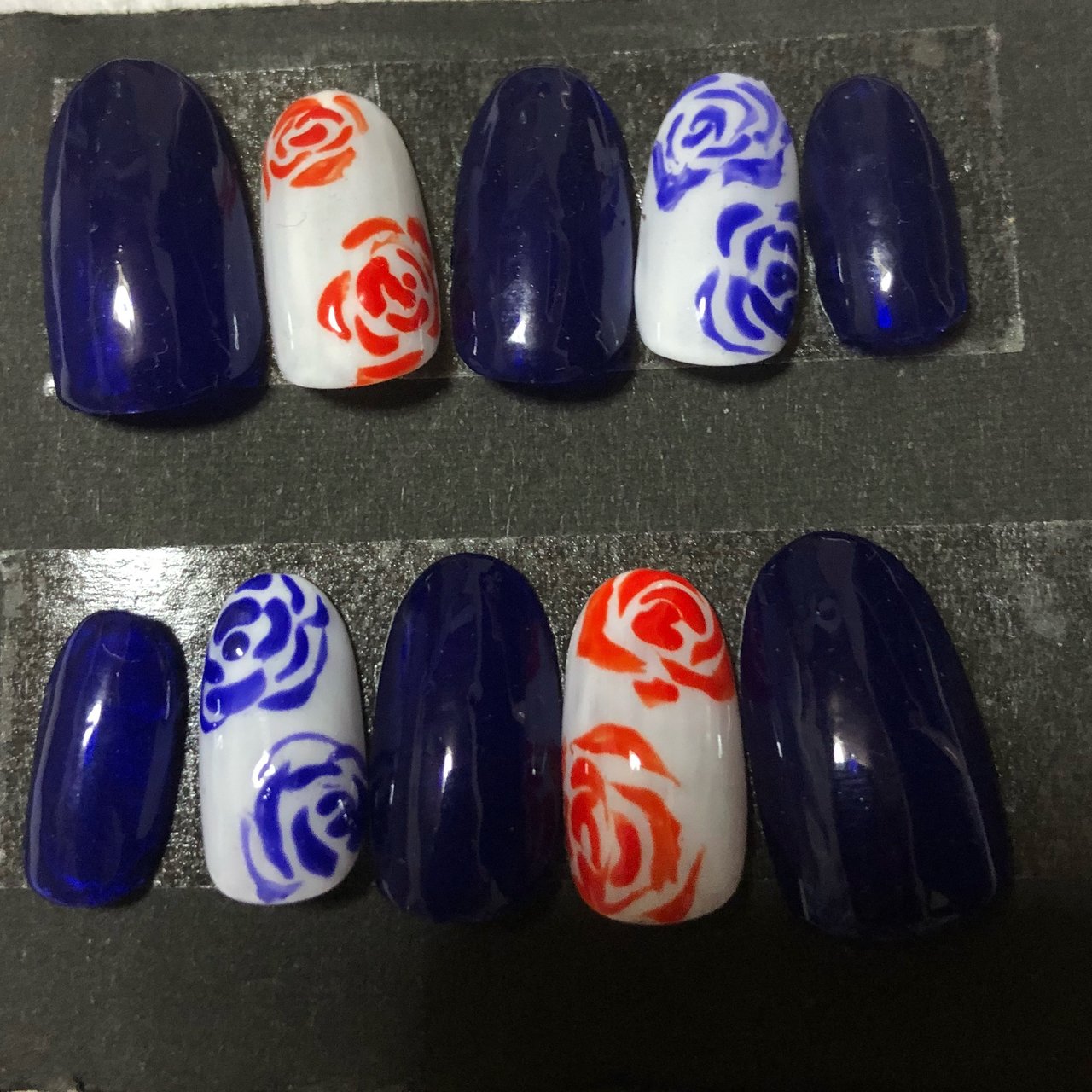 オールシーズン レッド ブルー ネイビー ジェル Speranzanai元lz S Nailのネイルデザイン No ネイルブック