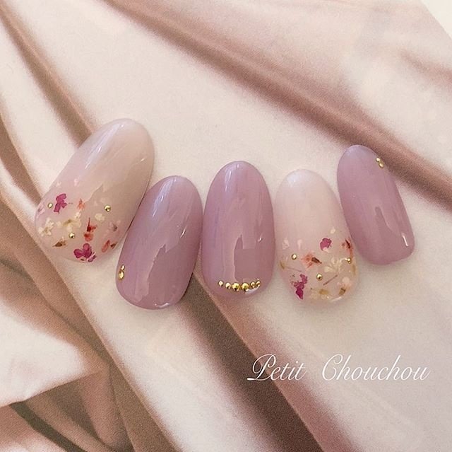 春 オールシーズン ハンド フラワー パープル Petit Chouchouの