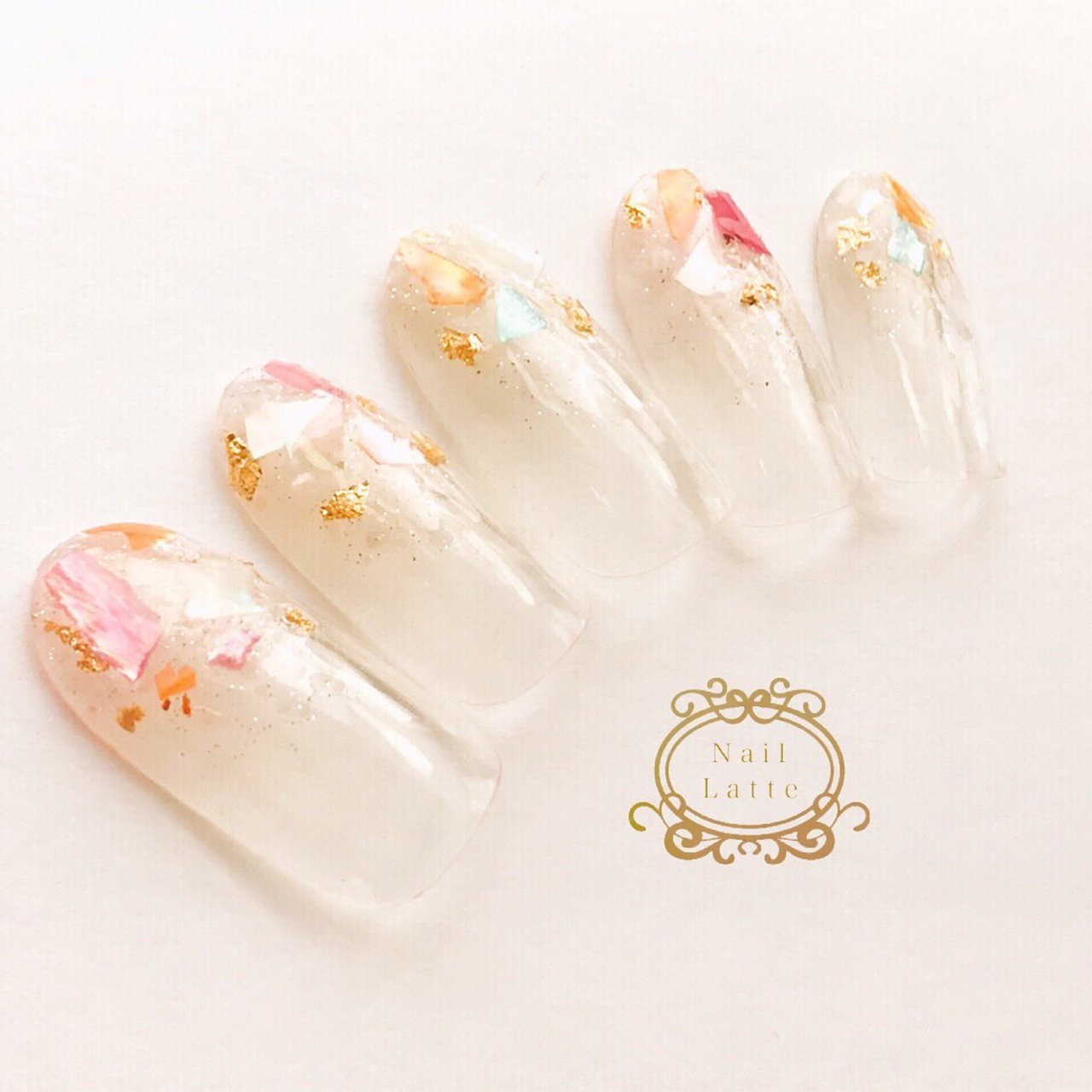 春 夏 オールシーズン ハンド シンプル 𝐧𝐚𝐢𝐥 𝐥𝐚𝐭𝐭𝐞 𝐫𝐞𝐧𝐚のネイルデザイン No ネイル ブック