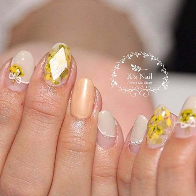 春 卒業式 入学式 オフィス ハンド K S Nail Kaori のネイルデザイン No ネイルブック