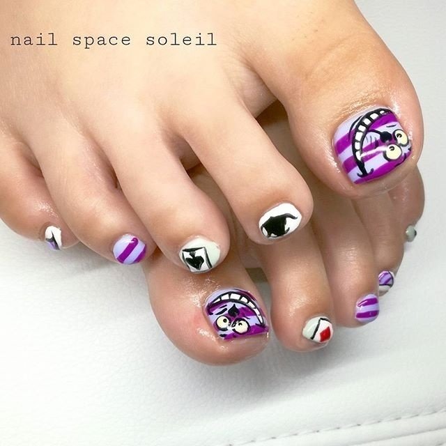 オールシーズン 旅行 リゾート フット 痛ネイル Nail Space Soleilのネイルデザイン No ネイルブック