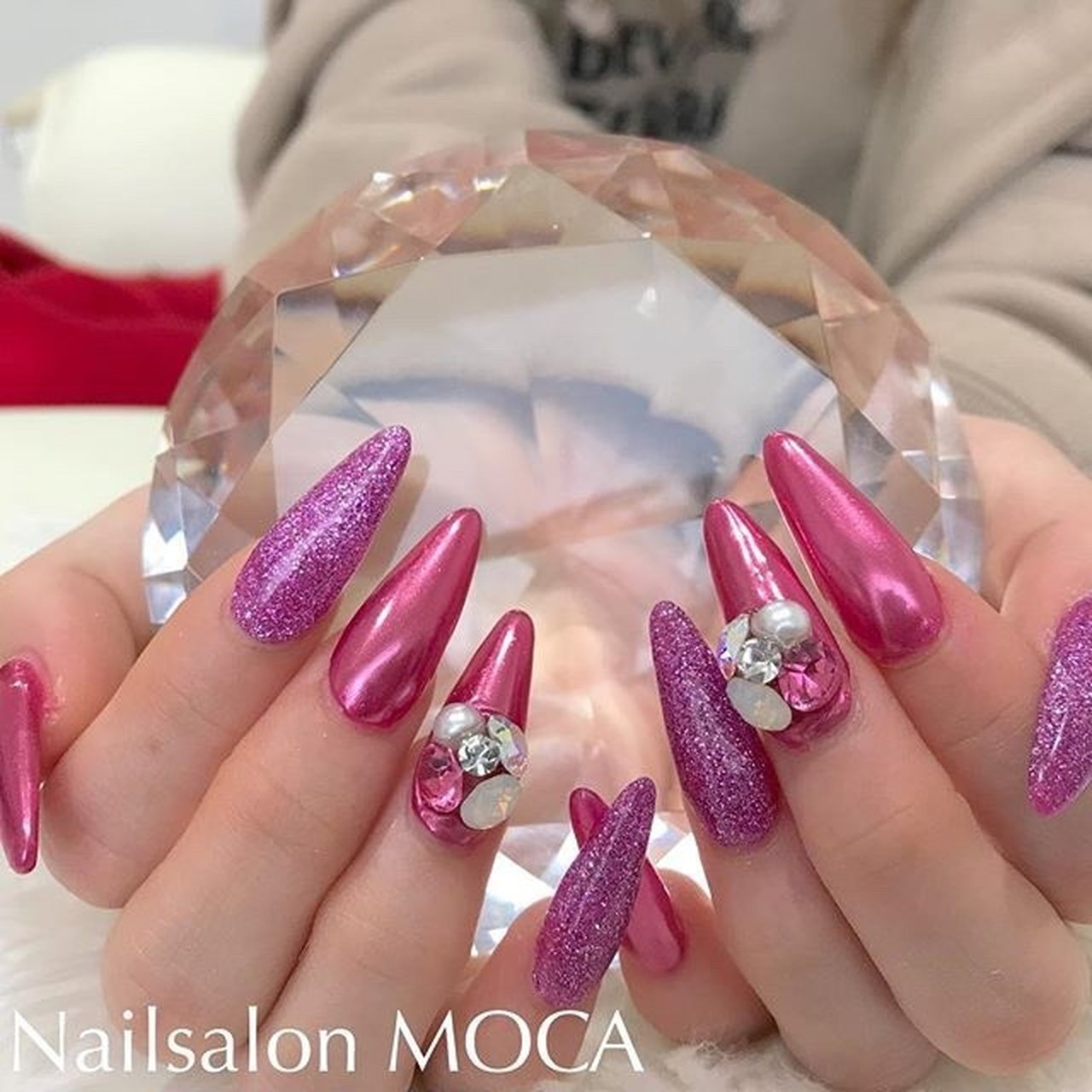 オールシーズン 卒業式 入学式 女子会 ハンド Nail Salon Mocaのネイルデザイン No ネイルブック