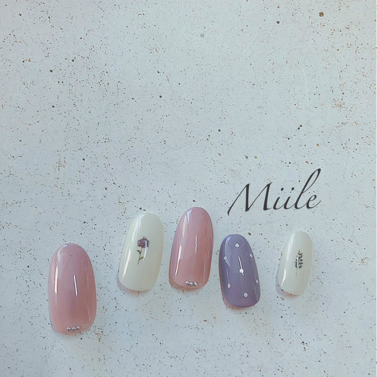 春 卒業式 入学式 デート シンプル Private Nail Salon Miile のネイルデザイン No ネイルブック