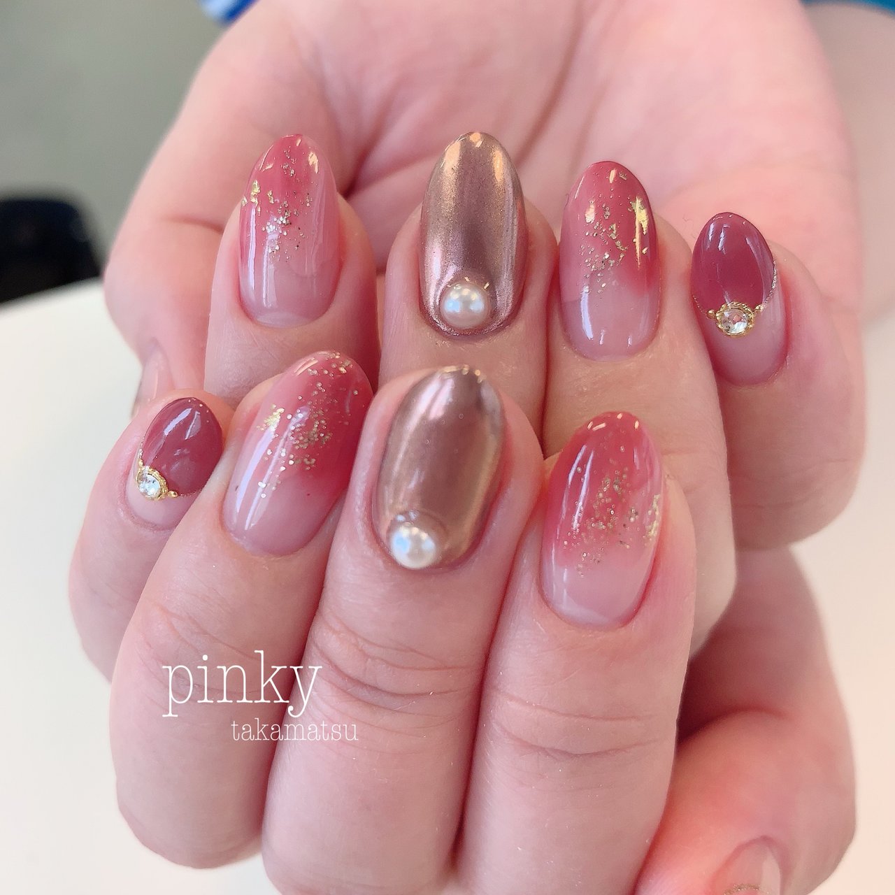 オールシーズン ハンド ミラー Yopiのネイルデザイン No ネイルブック