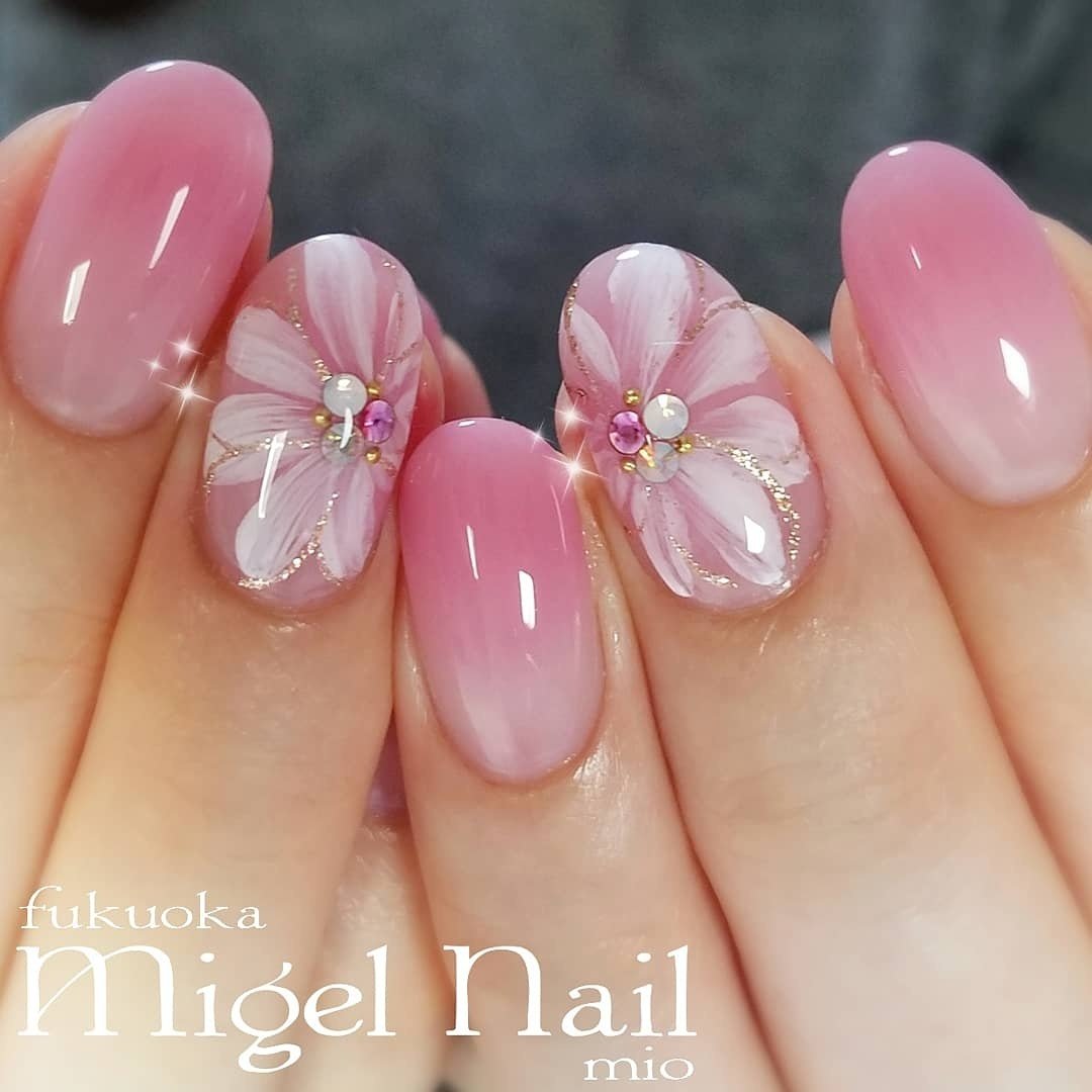 春 リゾート ブライダル パーティー ハンド Migel Nailのネイルデザイン No 4046533 ネイルブック