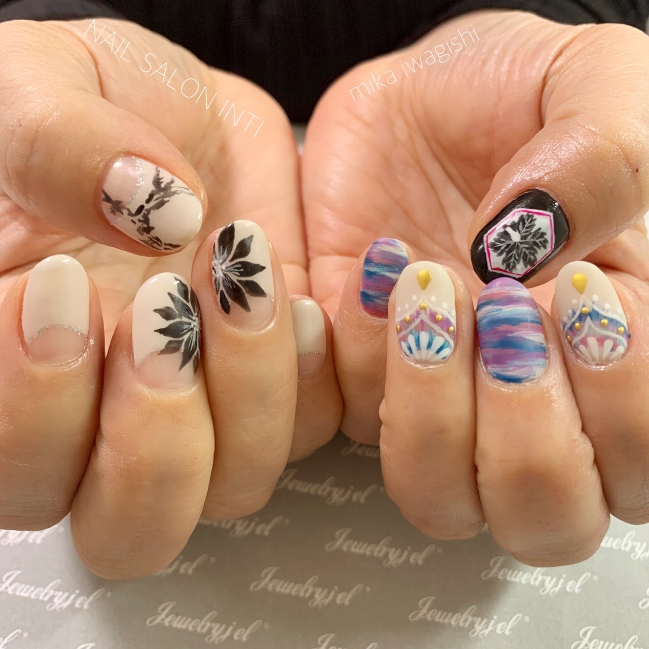 冬 オールシーズン 旅行 パーティー ハンド Nailsalon Inti 岩岸美華 のネイルデザイン No ネイルブック