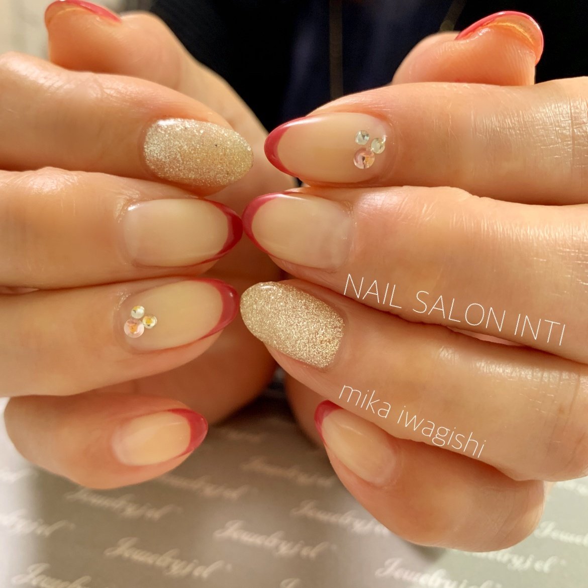 オールシーズン 入学式 オフィス パーティー ハンド Nailsalon Inti 岩岸美華 のネイルデザイン No ネイルブック