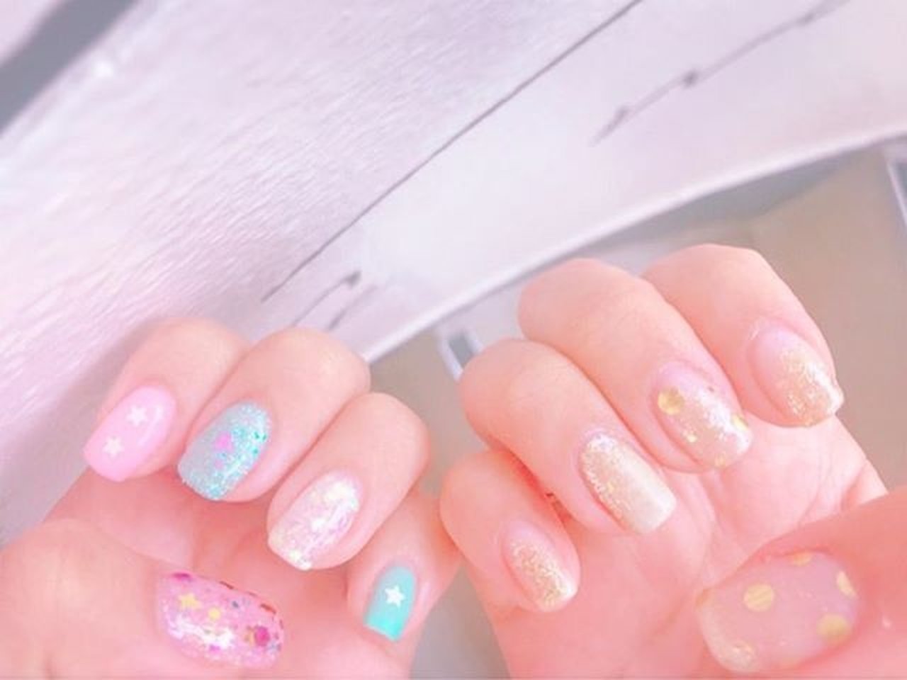 春 夏 ブライダル デート ハンド Nail Deco Monaria のネイルデザイン No ネイルブック