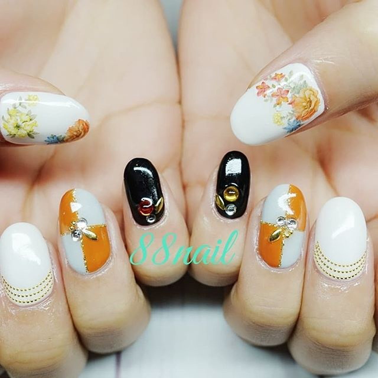オールシーズン/ライブ/パーティー/女子会/ハンド - 88nailのネイル