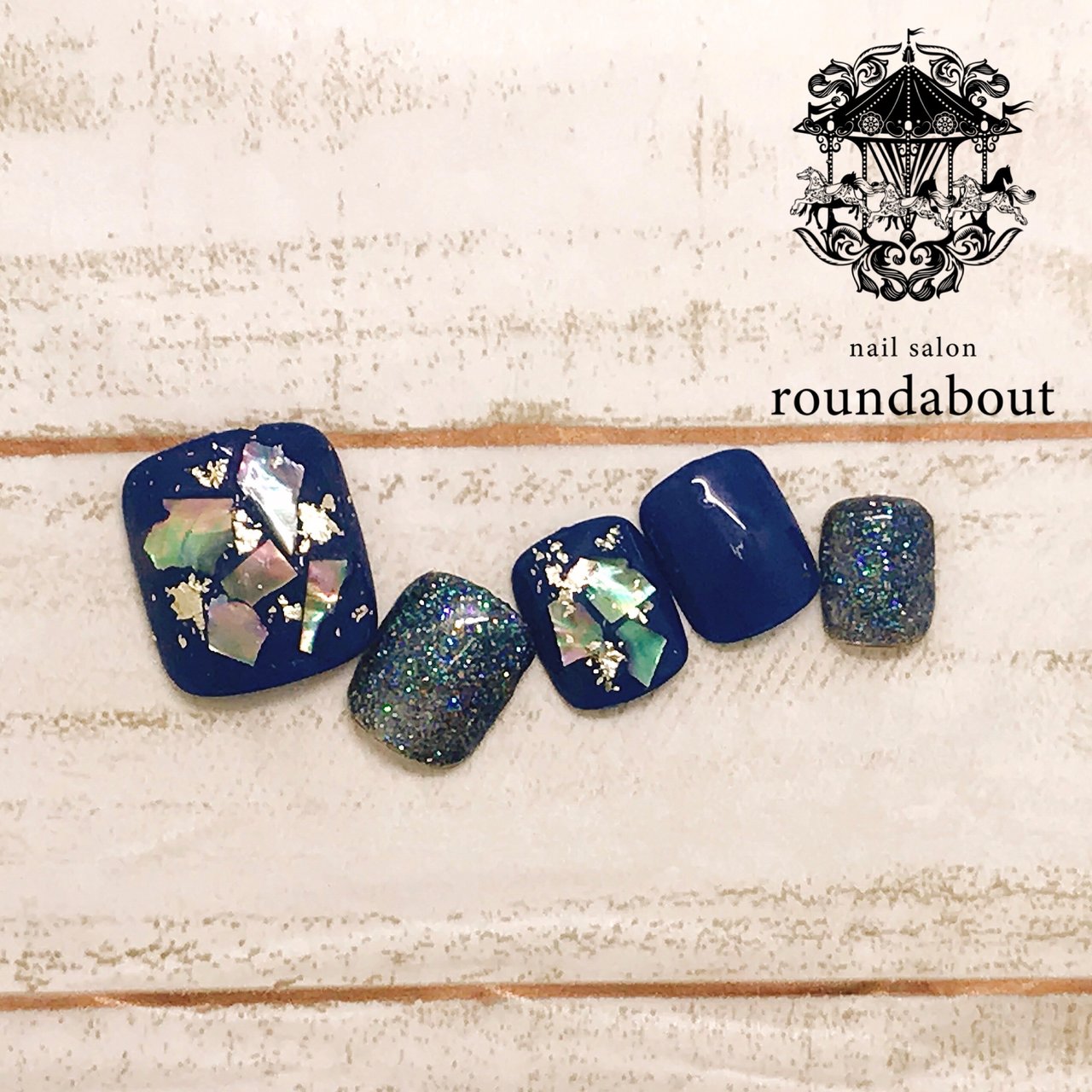 春 夏 秋 オールシーズン フット Yuko Nail Salon Roundabout のネイルデザイン No ネイルブック