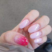 オールシーズン ハンド シンプル ショート ピンク りんりん のネイルデザイン No 4523530 ネイルブック