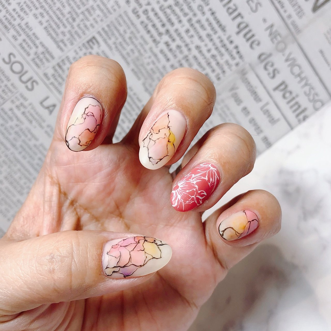 ハンド セルフネイル Drop Nailのネイルデザイン No ネイルブック