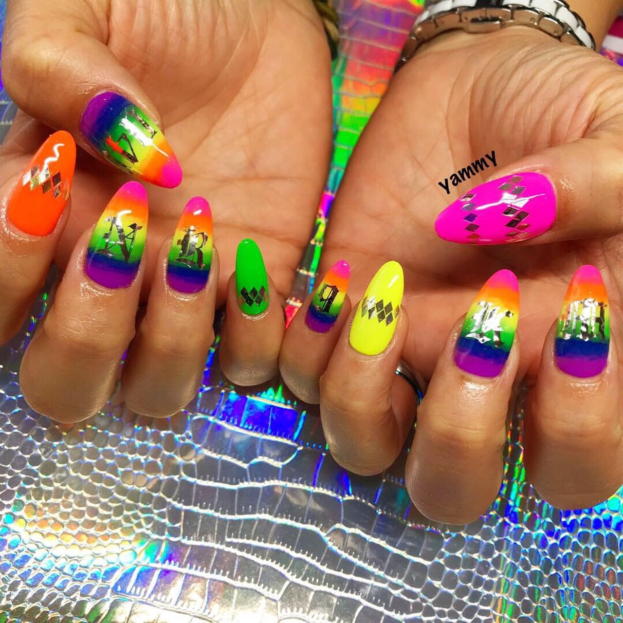 春/夏/オールシーズン/女子会/ハンド - やみー*のネイルデザイン[No