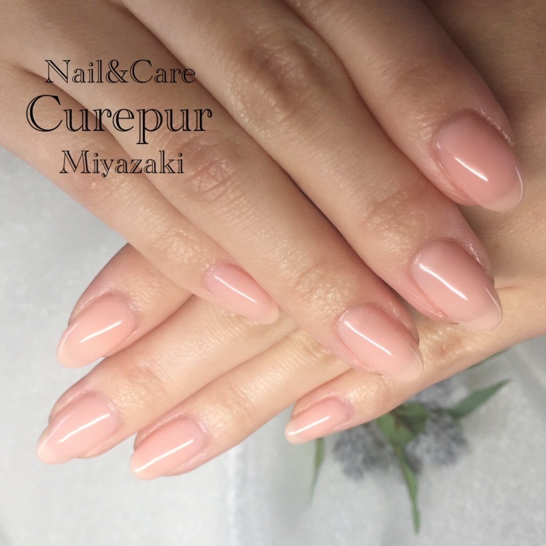 オールシーズン ハンド シンプル ワンカラー ジェル Nail Care Salon Curepurのネイルデザイン No 4060253 ネイルブック