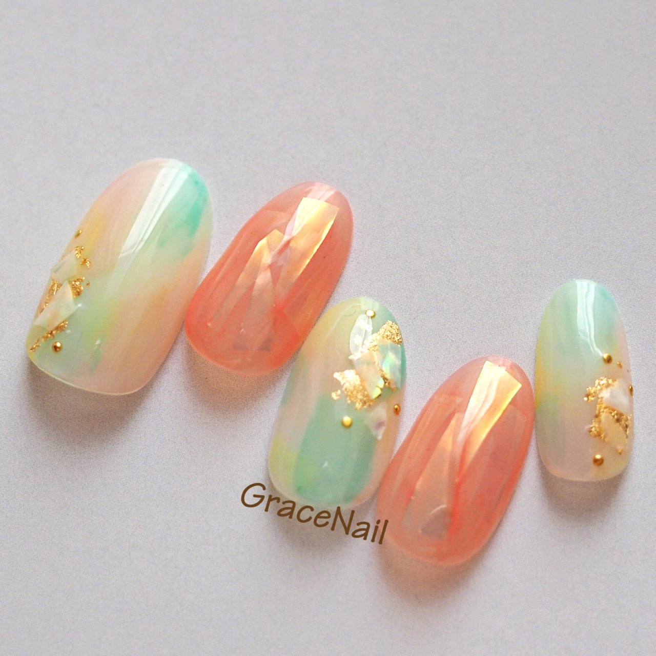 春 夏 リゾート デート ハンド Gracenailのネイルデザイン No ネイルブック