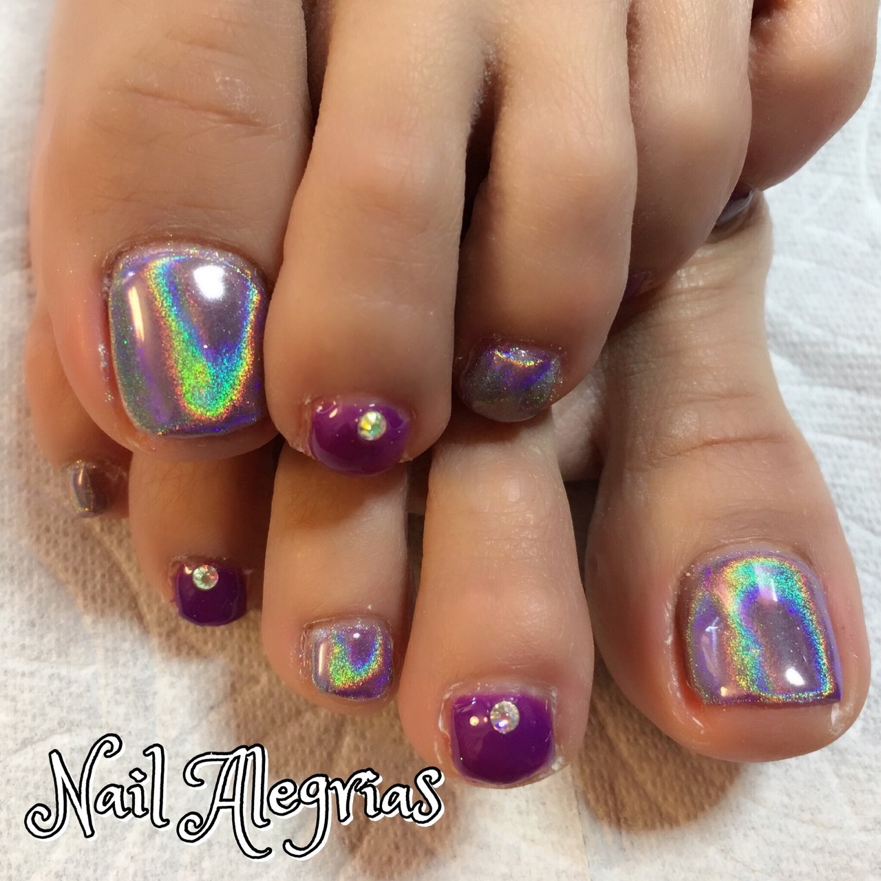 春 夏 リゾート フット シンプル Nail Alegrias ネイルアレグリアス のネイルデザイン No ネイルブック