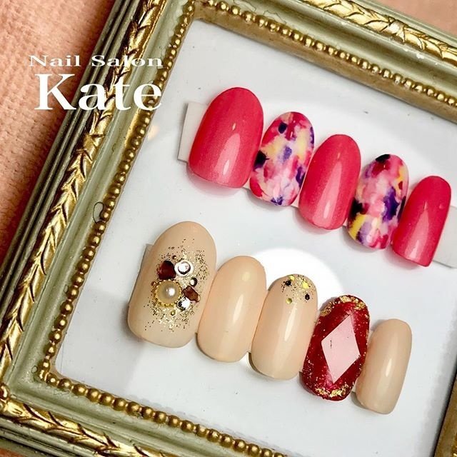 春 ピンク ネイルチップ ネイルサロン Kateのネイルデザイン No ネイルブック