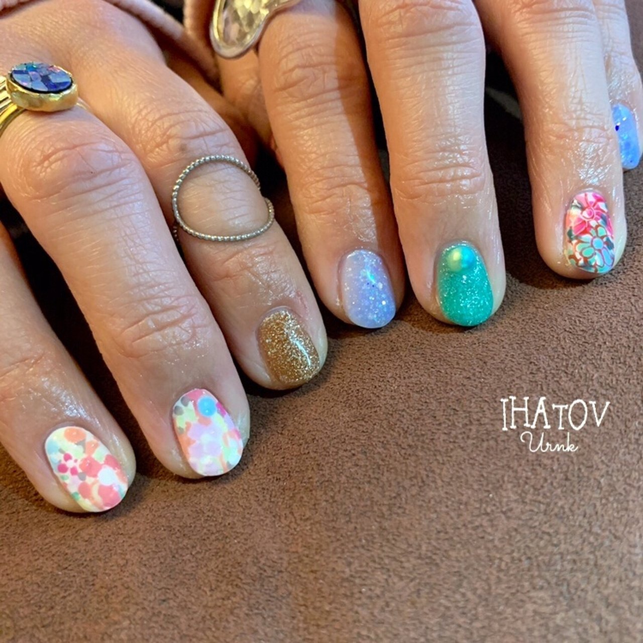 春 デート 女子会 ハンド ラメ Ihatov Nailarts のネイルデザイン No ネイルブック