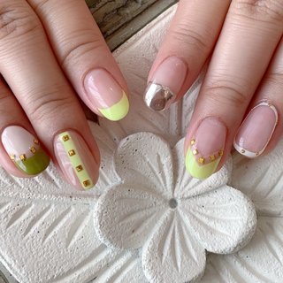 人気順 ボーダー しましま 大阪福島のネイルデザイン ネイルブック