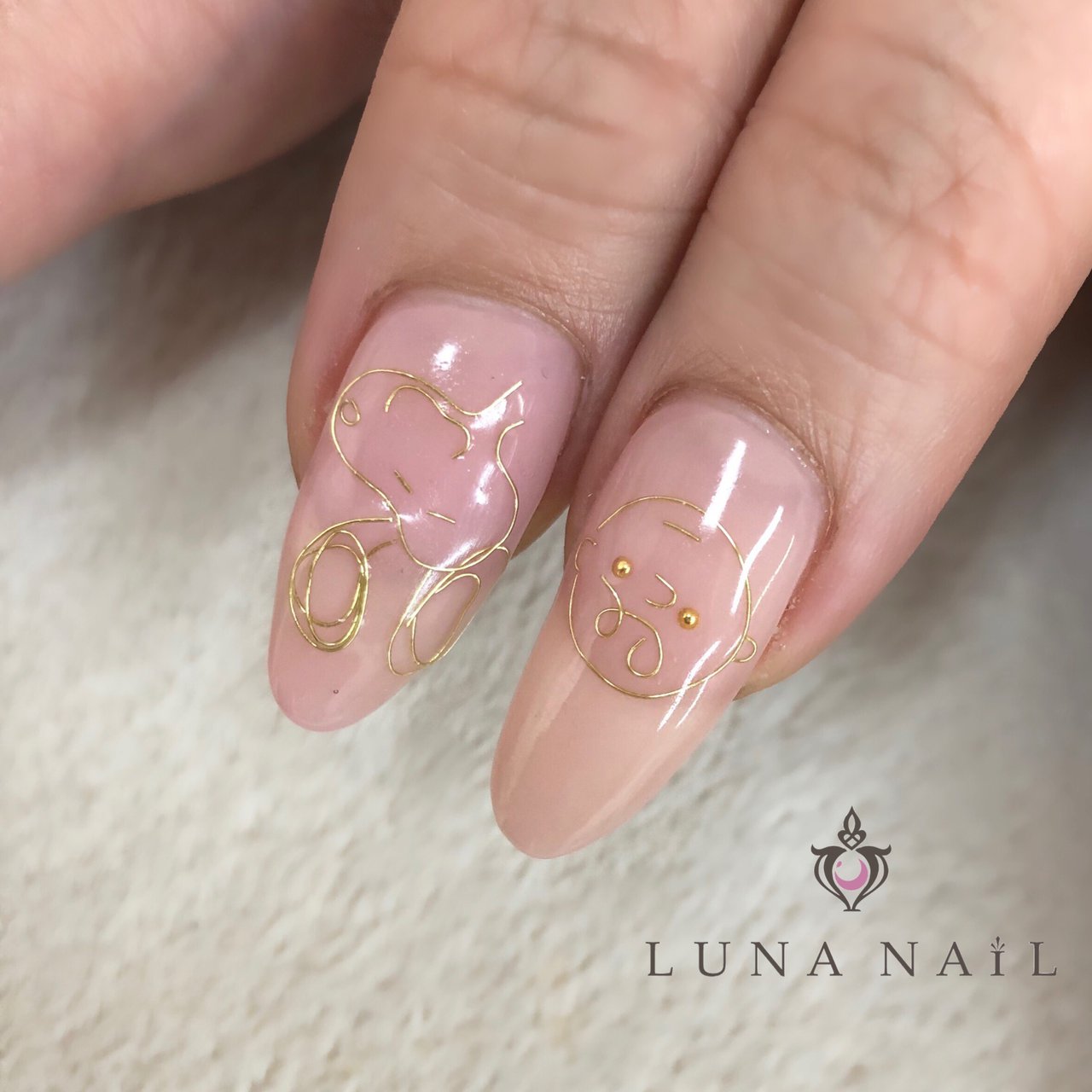 オールシーズン デート 女子会 ハンド ワンカラー Luna Nail のネイルデザイン No ネイルブック