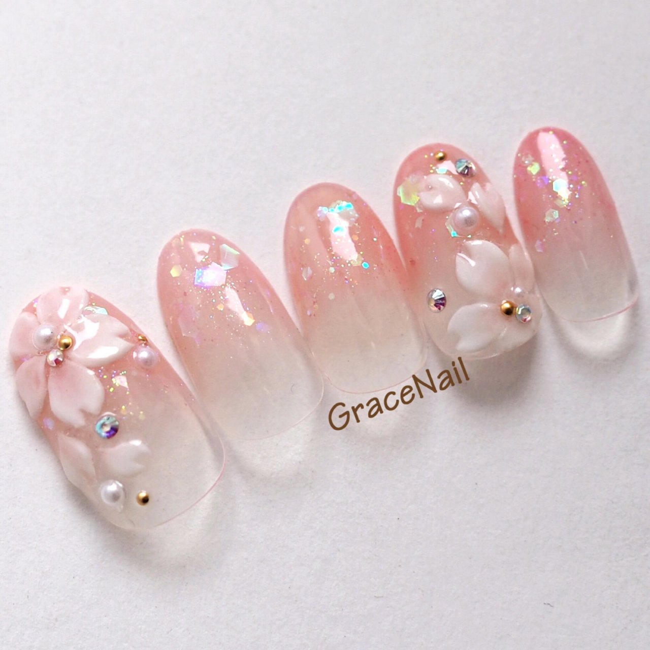 春 卒業式 入学式 デート ハンド Gracenailのネイルデザイン No ネイルブック