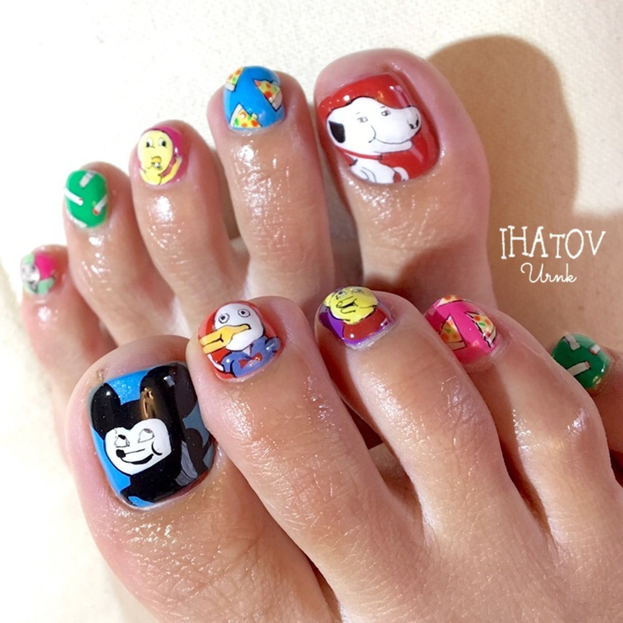 オールシーズン 旅行 海 リゾート フット Ihatov Nailarts のネイルデザイン No ネイルブック