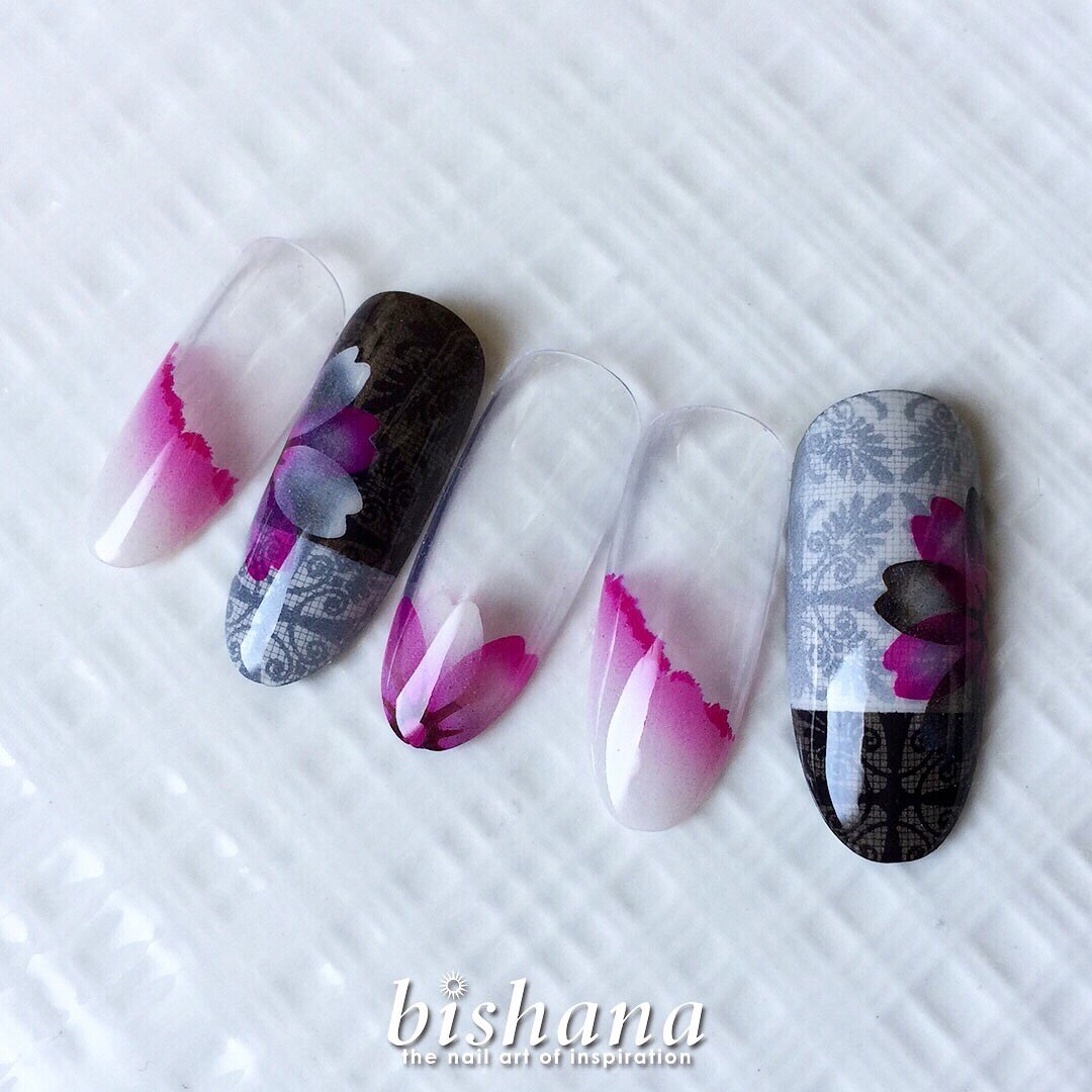 春 オールシーズン ライブ パーティー ハンド ネイルアーティスト Bishanaのネイルデザイン No ネイルブック