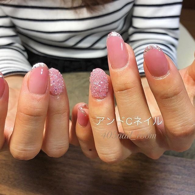 春 ブライダル 女子会 ハンド グラデーション アンドcネイルのネイルデザイン No ネイルブック