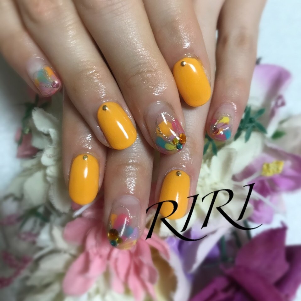 春 夏 卒業式 入学式 ハンド Ririnailのネイルデザイン No ネイルブック