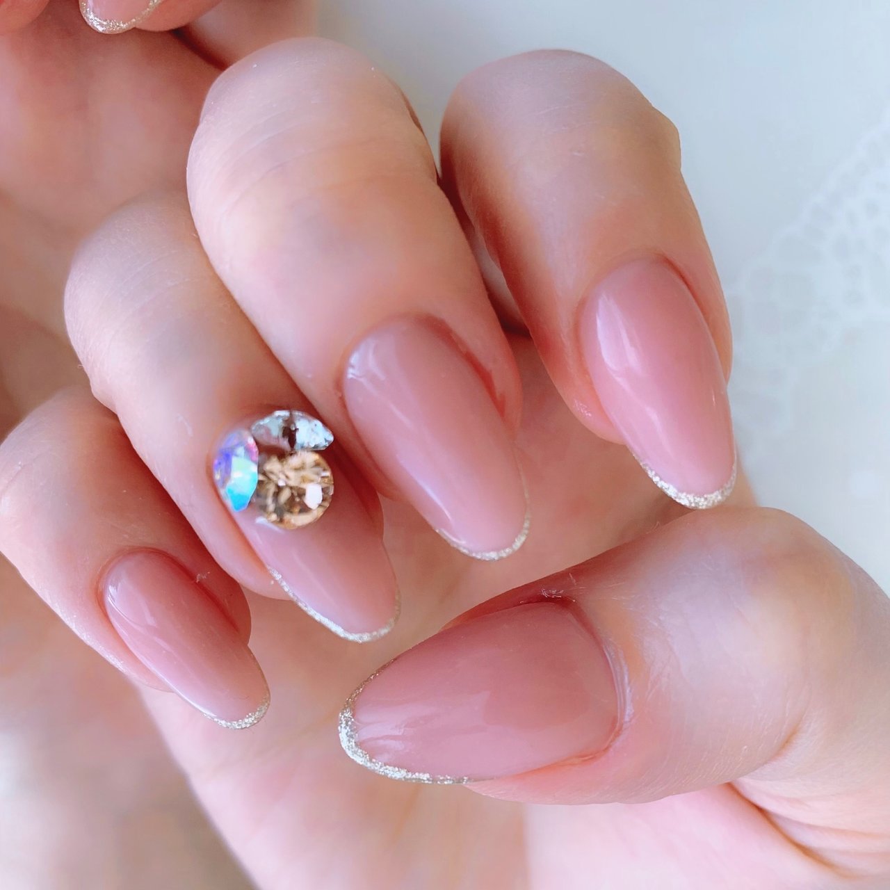 オールシーズン オフィス デート 女子会 ハンド Fanyblueのネイルデザイン No ネイルブック