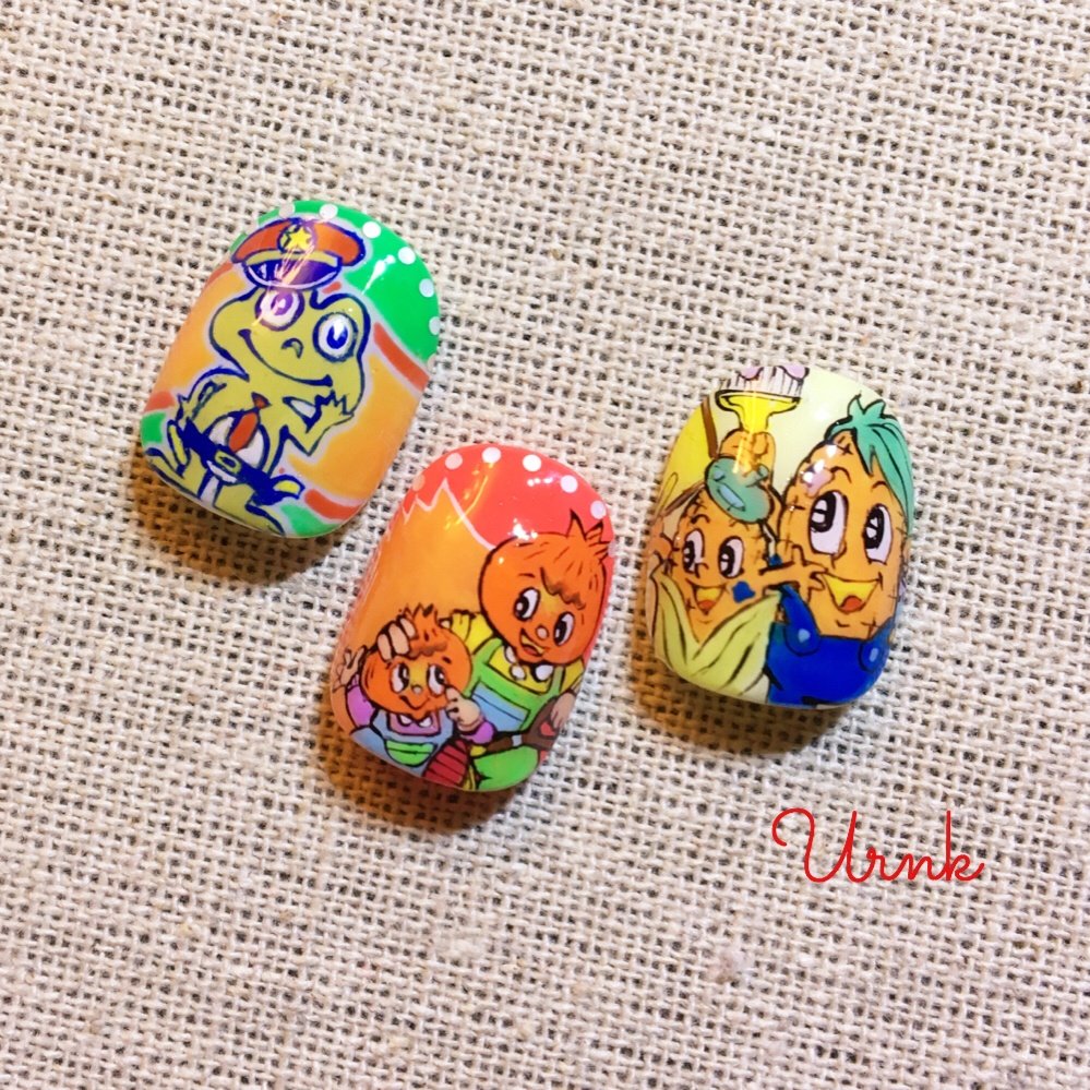 オールシーズン ハンド 痛ネイル キャラクター ショート Ihatov Nailarts のネイルデザイン No ネイルブック