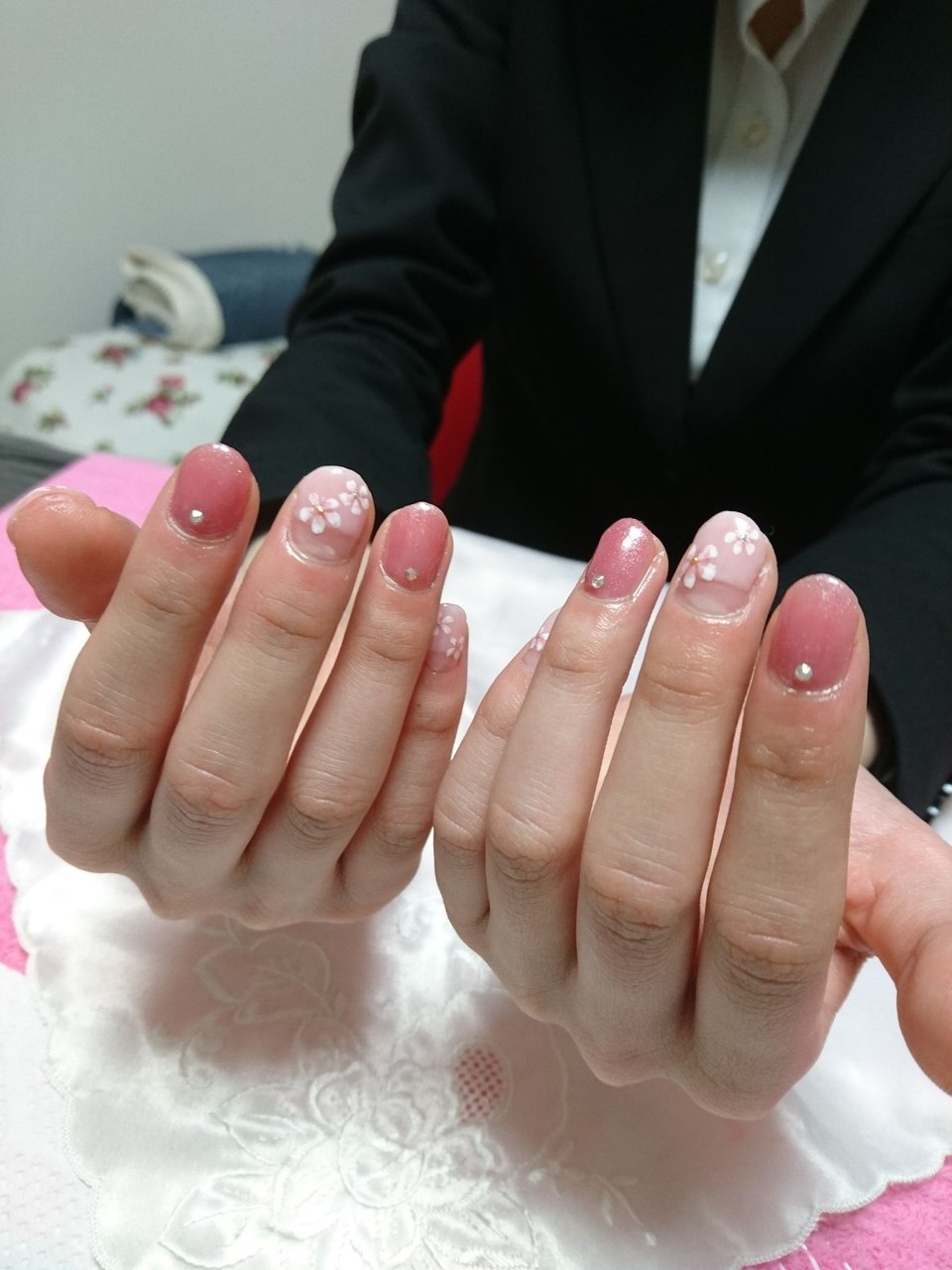 春 卒業式 入学式 オフィス ハンド アンフィーサのネイルデザイン No ネイルブック