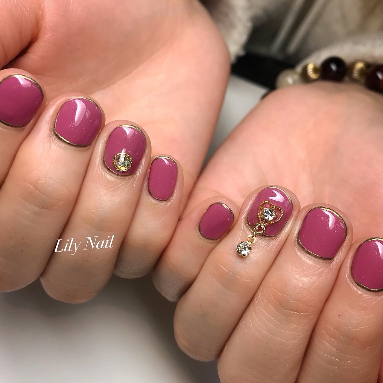 ライブ パーティー デート 女子会 シンプル Lily Nailのネイルデザイン No ネイルブック