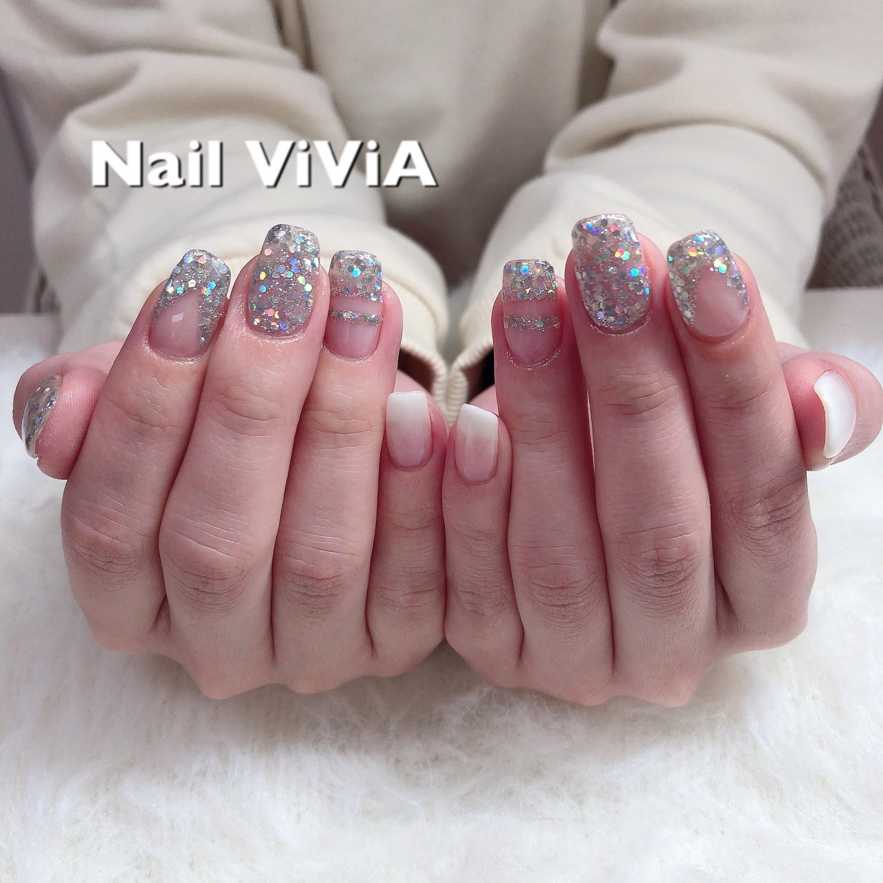 春オールシーズン卒業式入学式ハンド Nail Vivia ネイル ビビア